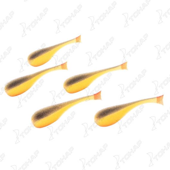 Рыбка поролоновая не оснащенная под офсет 10,5 см ж/ч/к 23UV (HSN-105-23) Helios