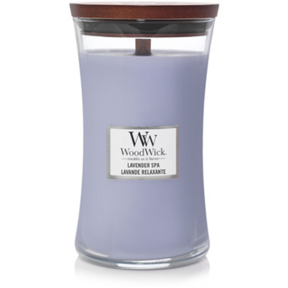 WoodWick Lavender Spa Vase (Lavender Spa) - Scented Candle 609.5g