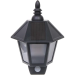 Фонарь садовый «Пламя» 27,5*20*10 см, на солнечной батарее, Теплый белый (эффект пламени) 1 LED