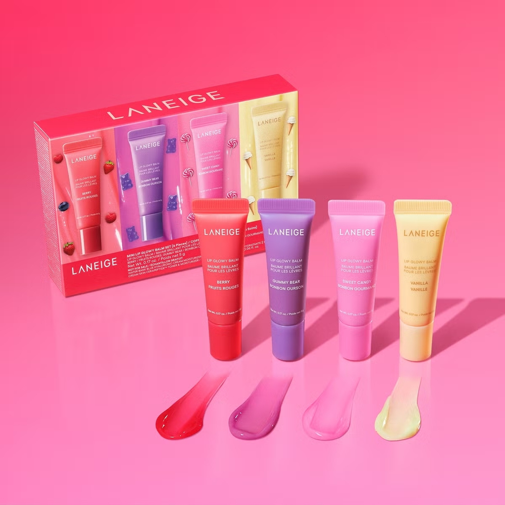 Laneige Mini Lip Glowy Balm Set Hydrate & Tint