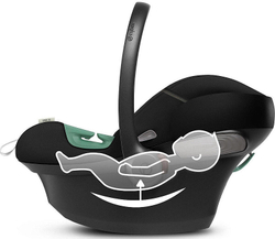 Коляска Cybex Balios S Lux TPE complete Aton S2 Moon Black 3 в 1 Almond Beige с дождевиками