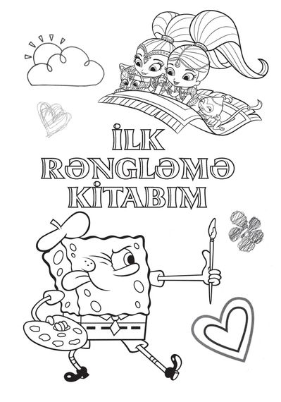 İlk rəngləmə kitabım