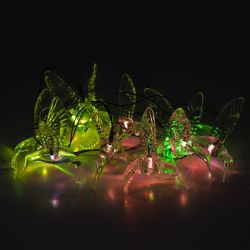 Садовая гирлянда ЭРА ERASF22-26 на солнечной батарее Колибри 3,8 м | Садовые декоративные светильники