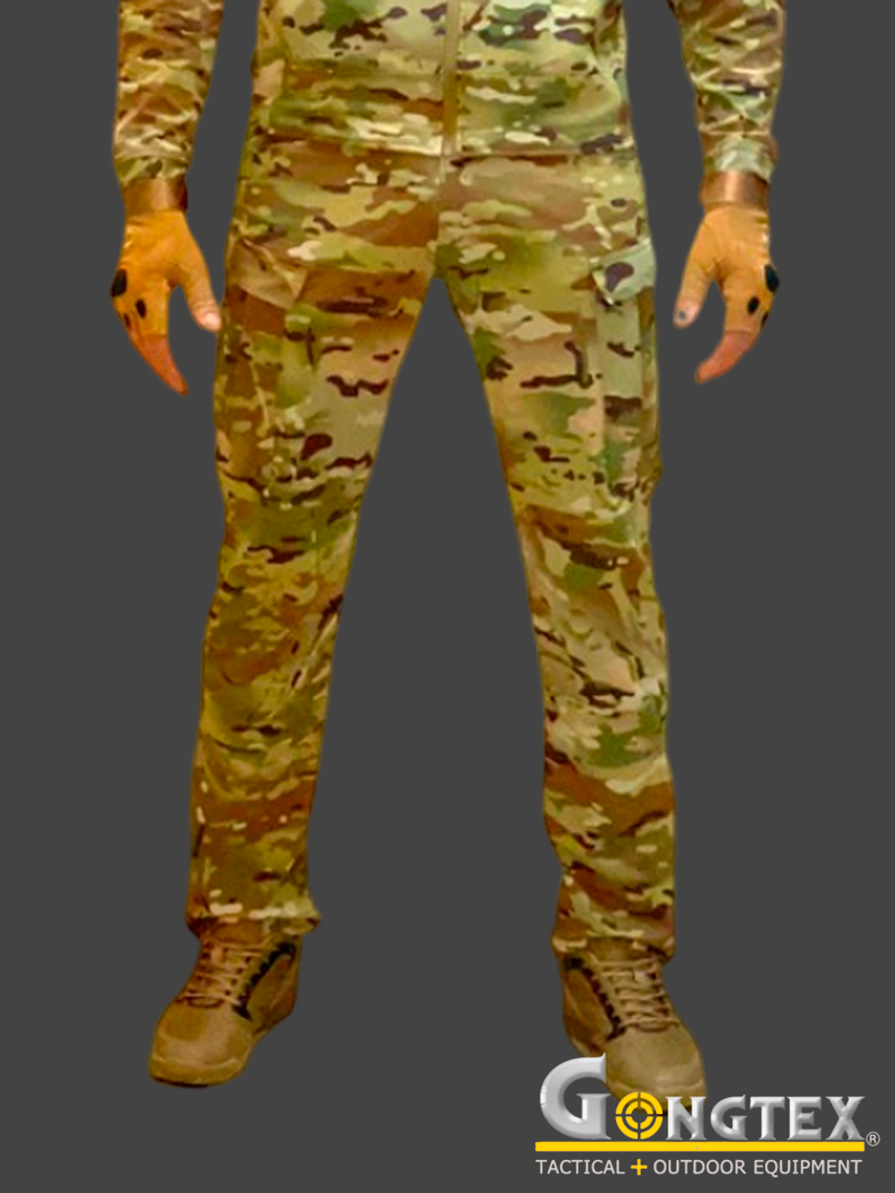 Брюки SoftShell Gongtex Outdoor Tactical Suit (без флиса). Мультикам