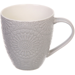 Кружка керамическая 530мл «Белая» цветок