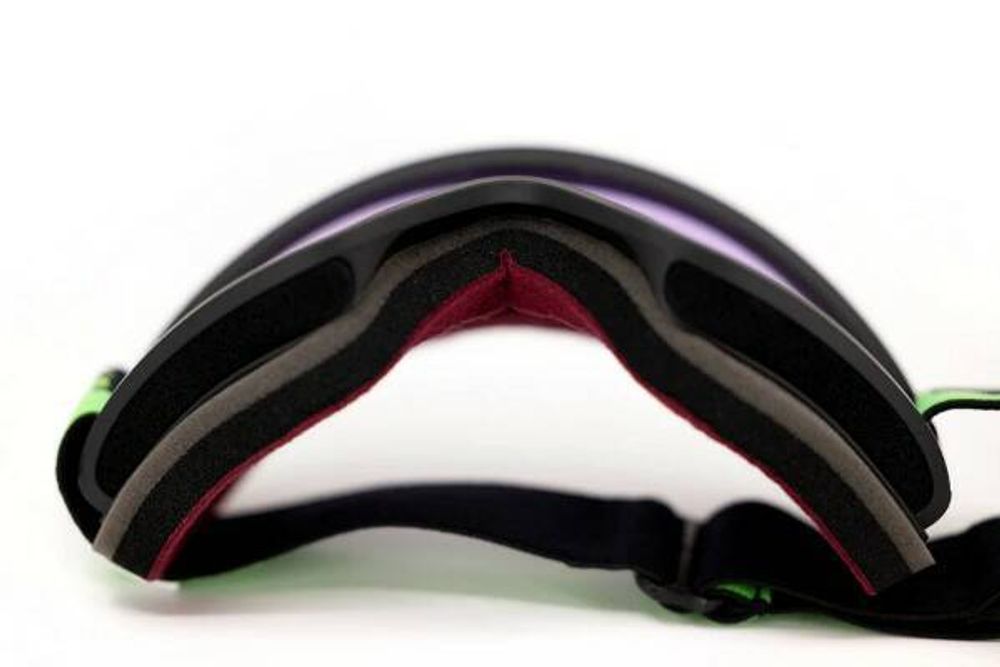 Маска ASHBURY BLACKBIRD GREEN FLAME