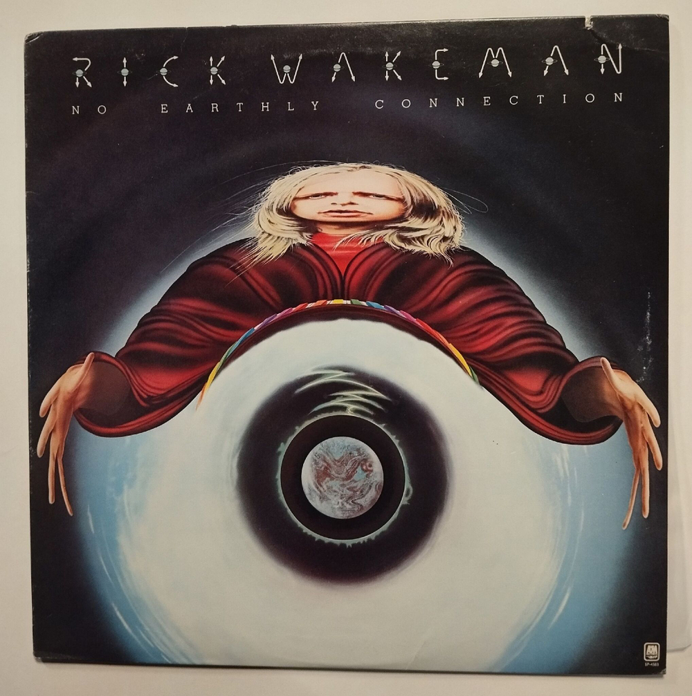 Винтажная виниловая пластинка LP Rick Wakeman And The English Rock Ensemble No Earthly Connection (USA 1976)