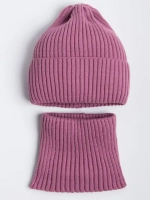 Шапка и снуд для девочки осенние