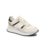 Кожаные кроссовки TWINSET - белый(242TCP026)