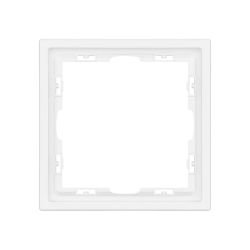 Рамка пластиковая FRM-NOBE-SFPL-1-WH (Arlight, Белый кварц) 054211