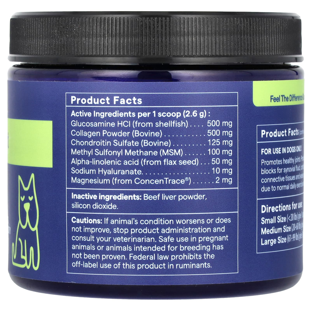 Trace, Pet, поддержка суставов, для собак, 171 г (6 унций)