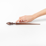 Опорное веретено для прядения из дерева сибирский кедр 305 мм. Art of Siberia. B70