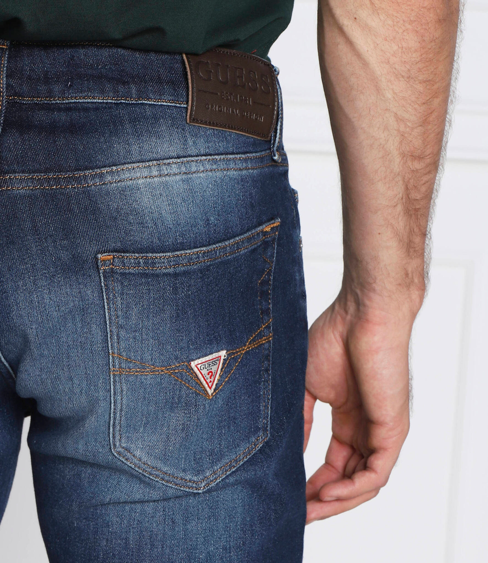 джинсы chris GUESS - голубой(M2YA27 D4Q41)