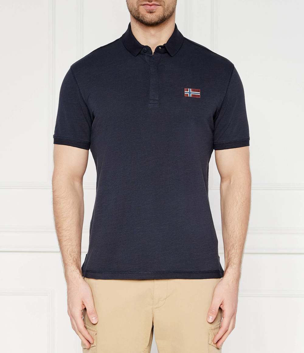 Поло Napapijri - темно-синий(NP0A4HPY)