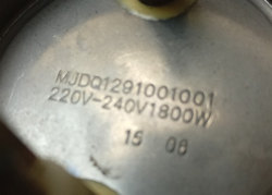 DW1455FI ктп10 ТЭН 1800 Вт для посудомоечной машины Teka MJDG1291001001 б/у