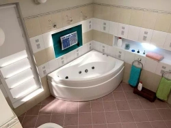 Акриловая ванна Bas Вектра 150х90 R без слива-перелива