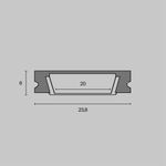 Профиль Led Strip ALM002S-2M