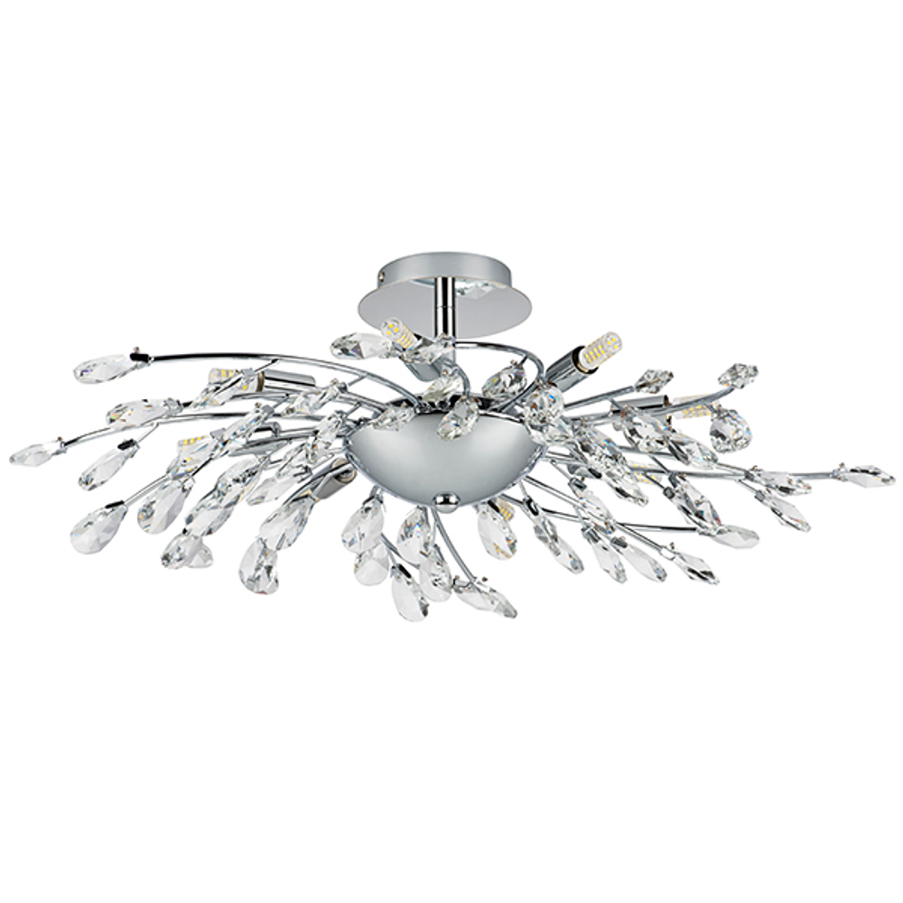 791184 Люстра потолочная ISABELLE 8х40W G9 ХРОМ