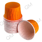 Форма бумажная "Маффин" 50*40 мм (оранжевый) 70гр