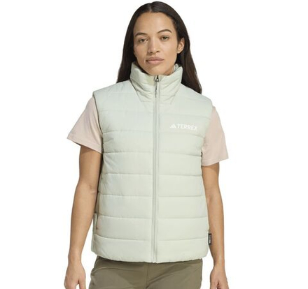 Женская теннисная жилетка Adidas Terrex Multi Essentials Climawarm Insulated - halogen green