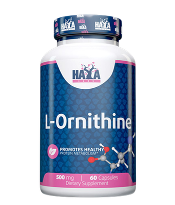 HaYa Labs " L-Орнитин " ( L-Ornithine ) 500 mg, 60 caps