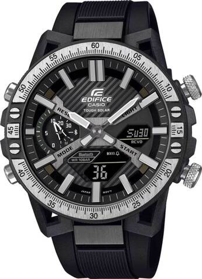 Японские наручные часы Casio Edifice ECB-2000TP-1A с хронографом