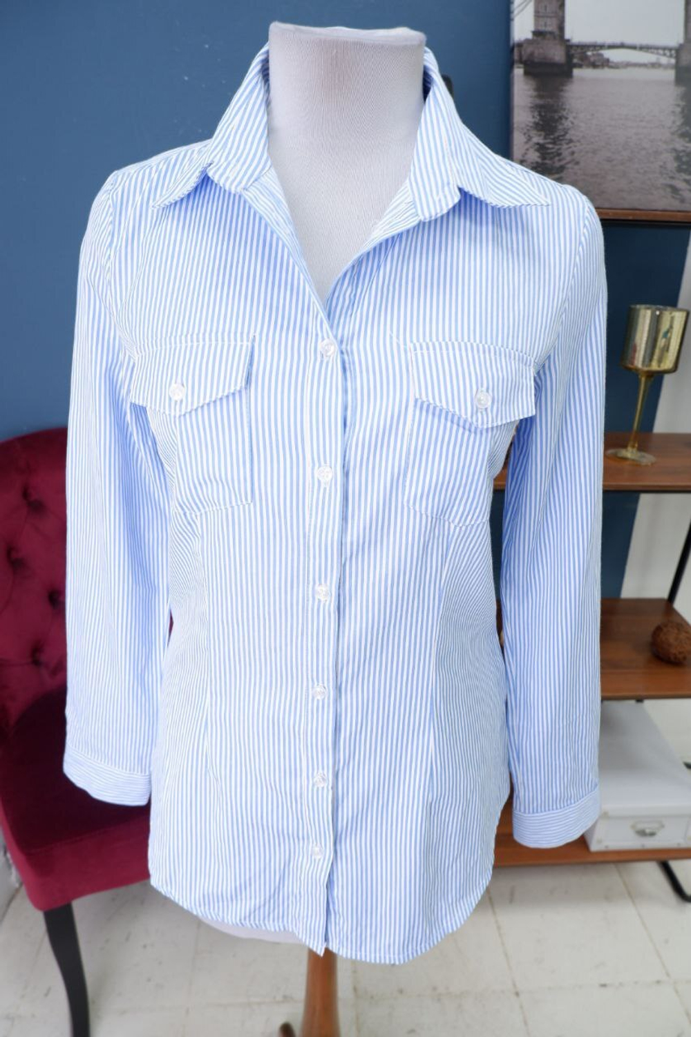 Блузка Extra Me в полоску 46 размера