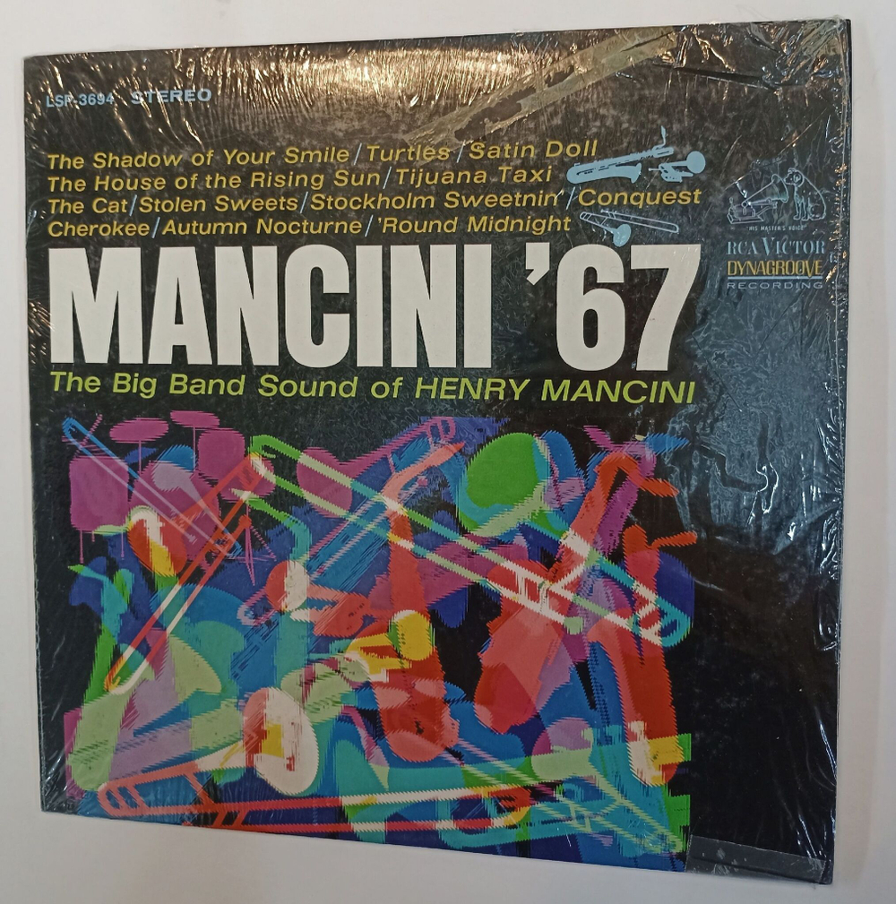 Винтажная виниловая пластинка Henry Mancini And His Orchestra Mancini 67 (The Big Band Sound Of Henry Mancini) (USA 1967)