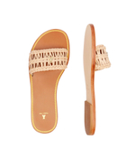 Кожаные шлепанцы Patrizia Pepe - пудро-розовый(2X0081 L109)