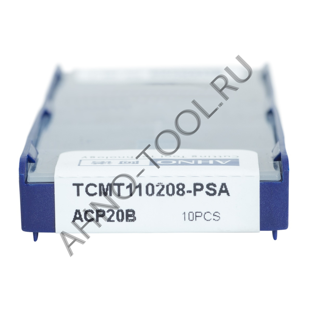 Пластина твердосплавная ISO TCMT110208-PSA ACP20B AHNO по стали, получистовая