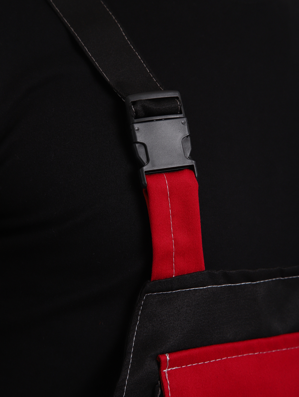 Полу Комбинезон рабочий Гигант на лямках черный молния