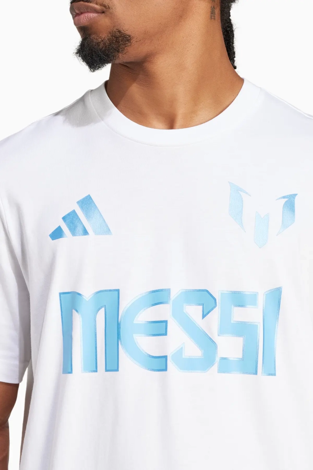 Футболка adidas Messi Name and Number Graphic - белый