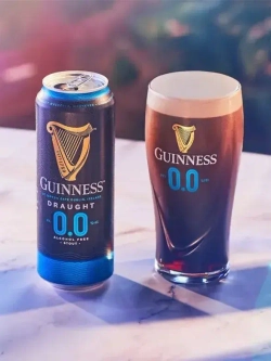 Пиво безалкогольное Guinness тёмное, 440 мл