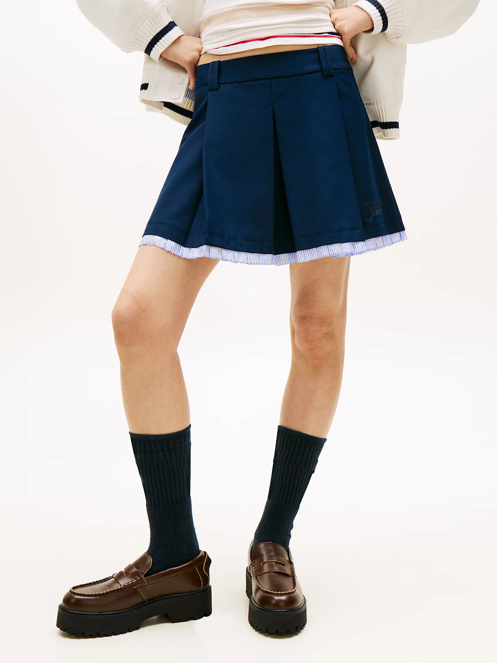 Юбка женская TOMMY JEANS TJW VARSITY PLEATED