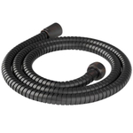 2021-1 Лейка для душа черный 12*26см (2-функций, кнопка) HANSEN (50/1шт)