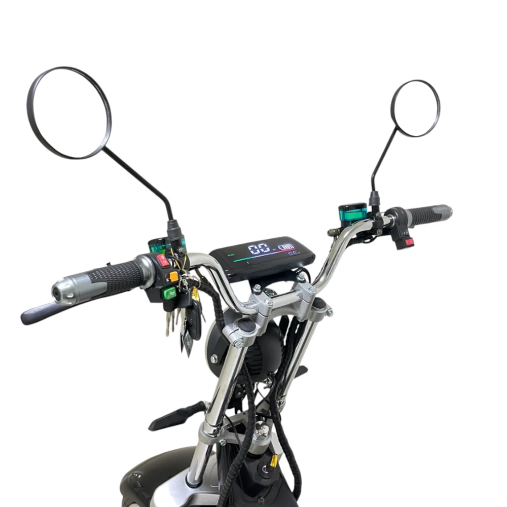 Электроскутер CITYCOCO X12 TRIKE Черный глянец
