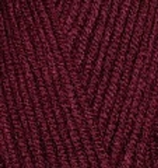 ALIZE "SUPERLANA MIDI", 25% Шерсть, 75% Акрил, 100 гр, 170 м, 57 бордовый