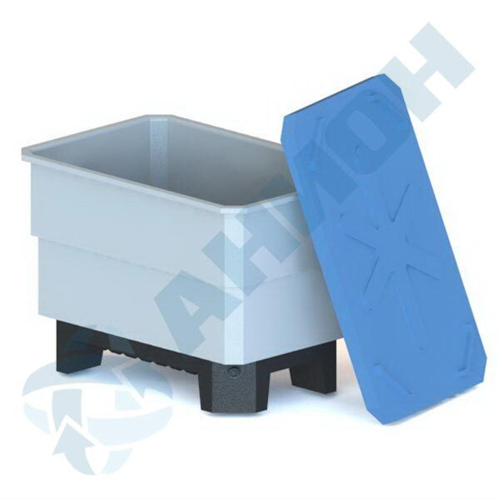 Крышка на контейнер 500 л Анион(1215x815x80см;синий) - арт.559519