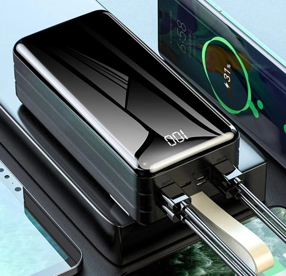 Внешний аккумулятор повербанк Demaco A212 на 80000 mAh