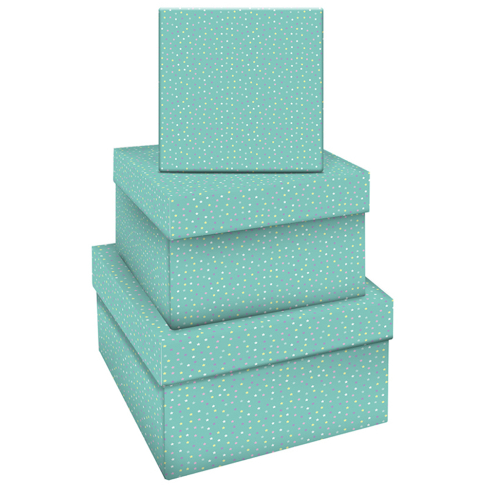 Квадратная коробка, MESHU "Turquoise style"11-15,5 4