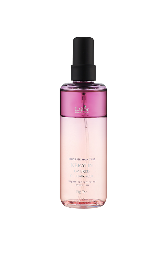 Спрей для волос с кератином La'dor keratin layered oil mist fig tea