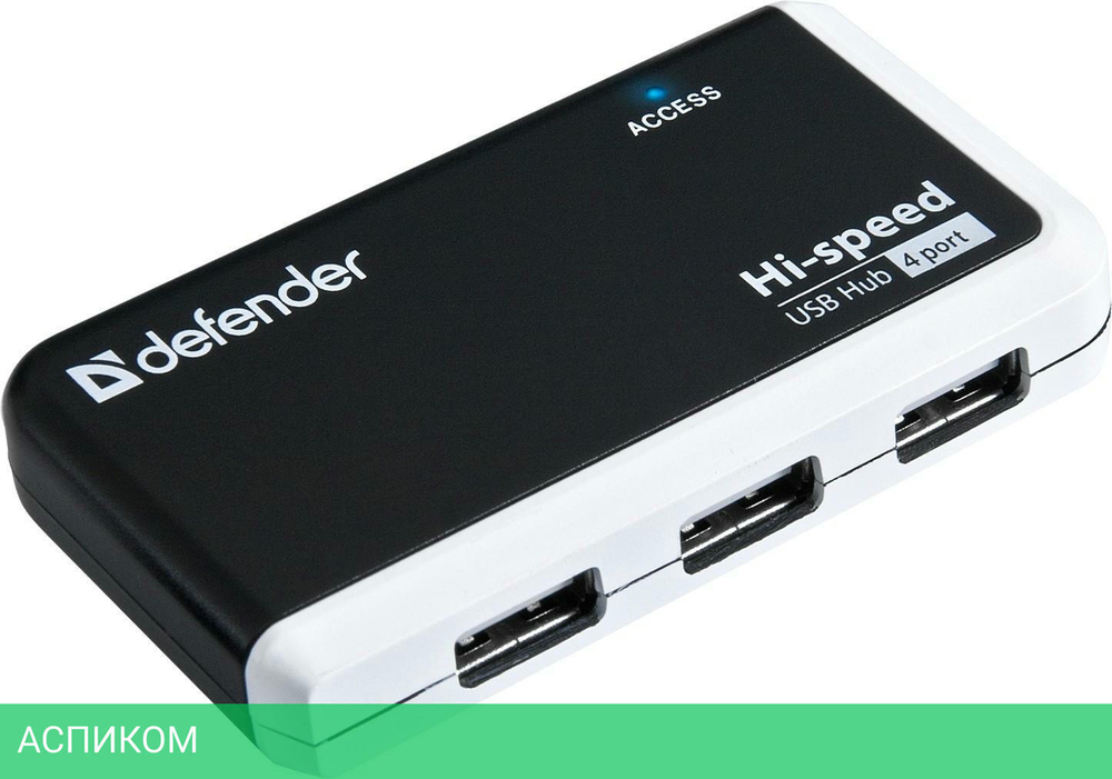 USB-хаб Defender Quadro Infix (83504)