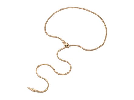 Чокер-галстук "Змея" с кристаллом (уценка)