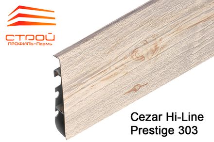 Плинтус Cezar Hi-Line 303, 2500x75x22 мм