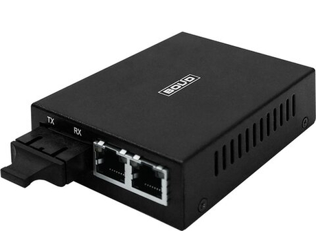 Ethernet-FX-SM40 Преобразователь Ethernet 10/100 Мбит/с в оптику. Одномодовое волокно до 40 км. Для обмена данными используются два волокна.