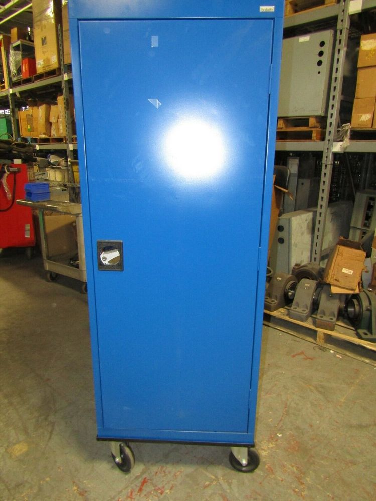 Does Not ApplyADJUSTABLE SHELF STEEL BLUE STORAGE CABINET
