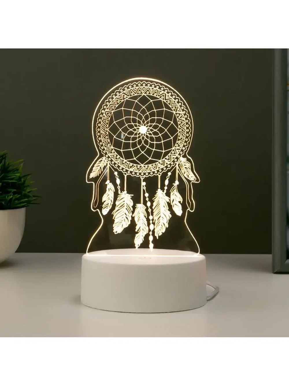 Светильник сенсорный «Ловец снов» LED 3 от USB RISALUX