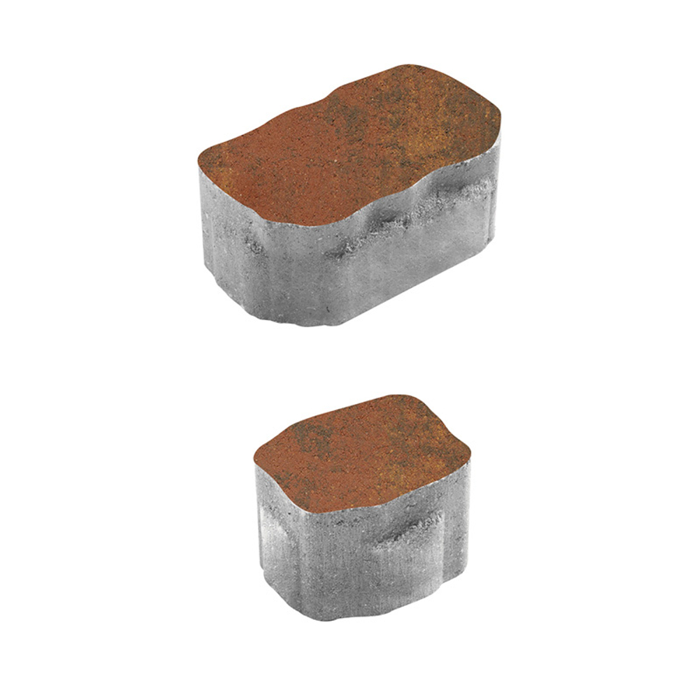 Тротуарная плитка Арена - Листопад гладкий Арабская ночь, комплект из 2 видов плит