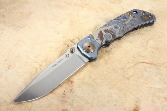 Нож Spartan Blades Harsey Watchworks, сталь S45VN, рукоять - титан