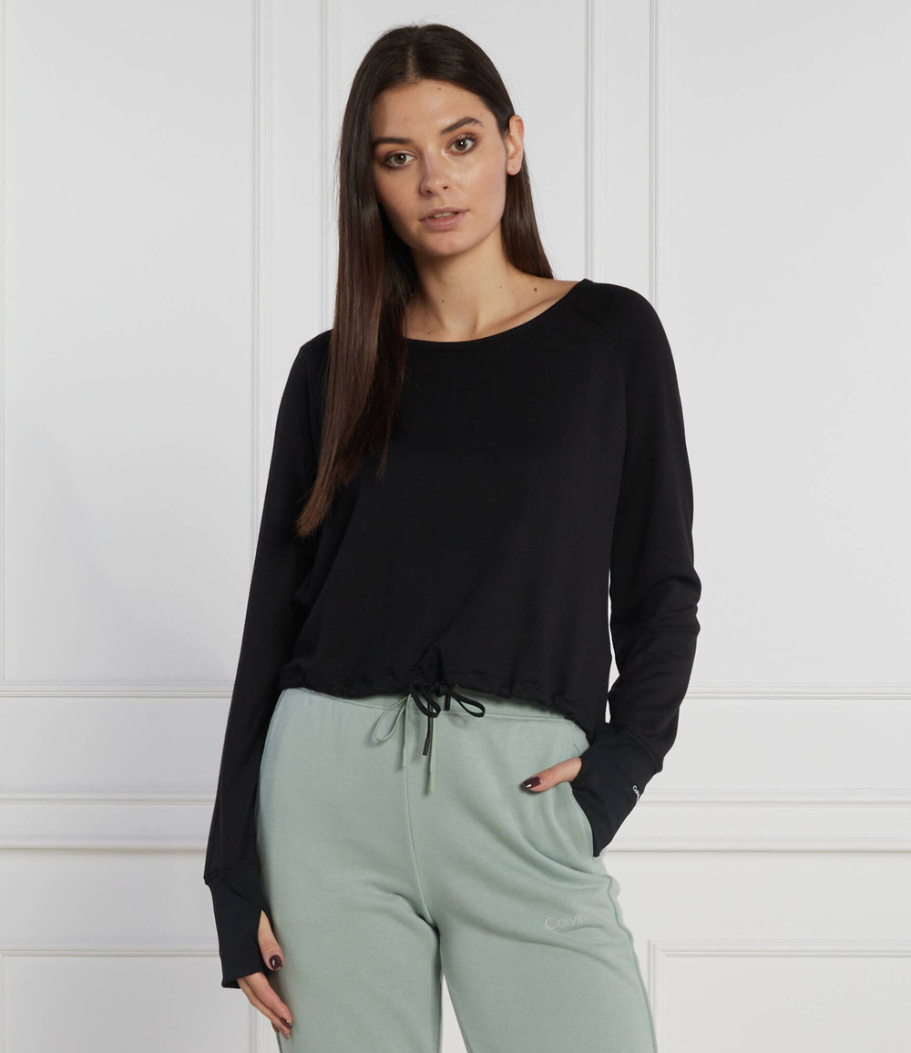 блузка Calvin Klein Performance - черный(00GWF2W308)